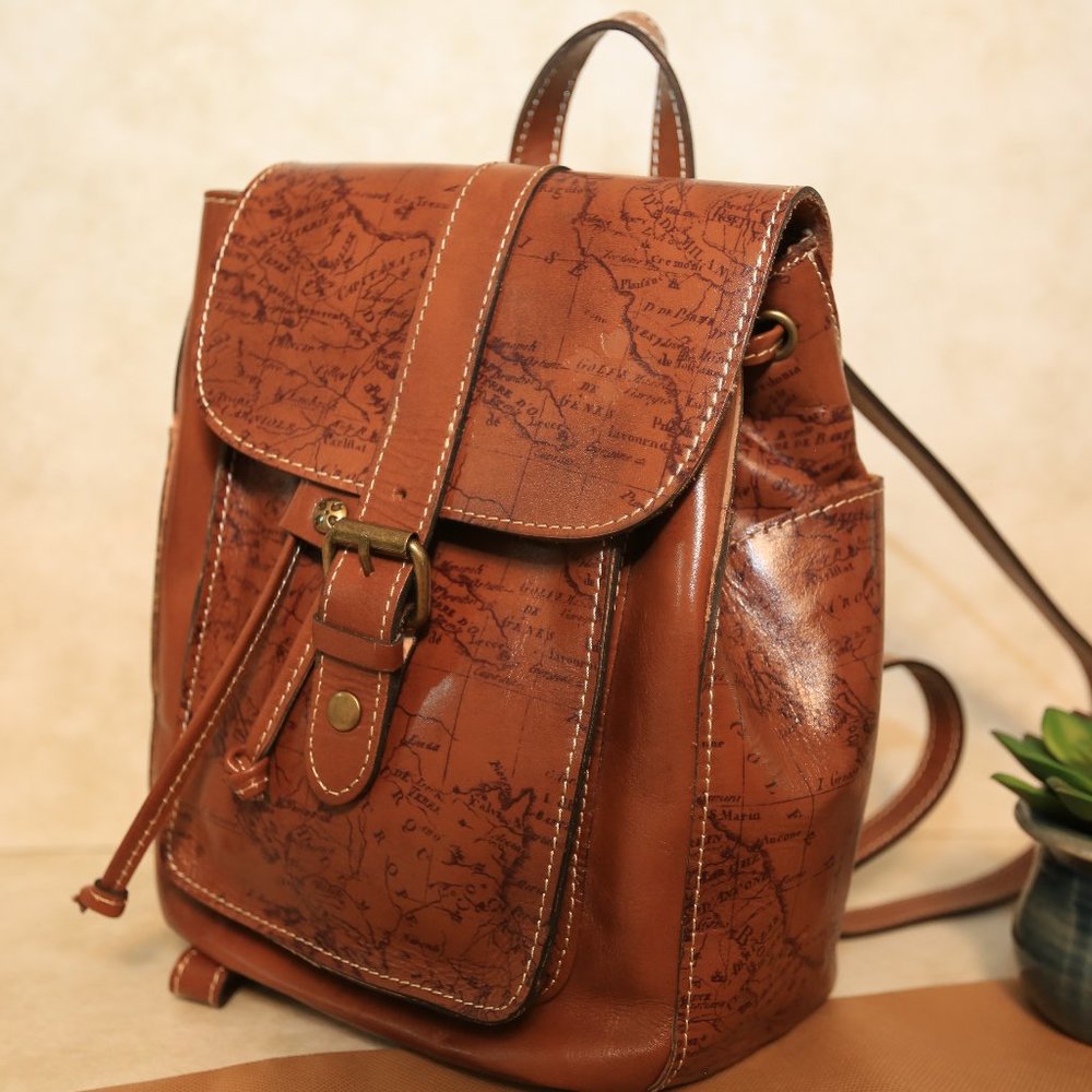 Patricia Nash Aberdeen Signature Map Backpack, NWT